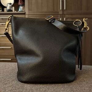 Coach 1941 Collection Duffle Bag in Black, Pebble Grained Leather